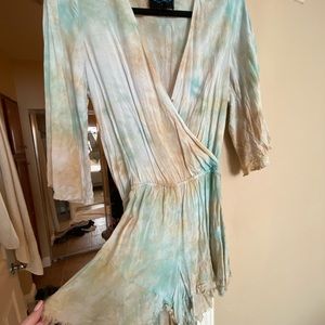 Blue Life Swim coverup romper